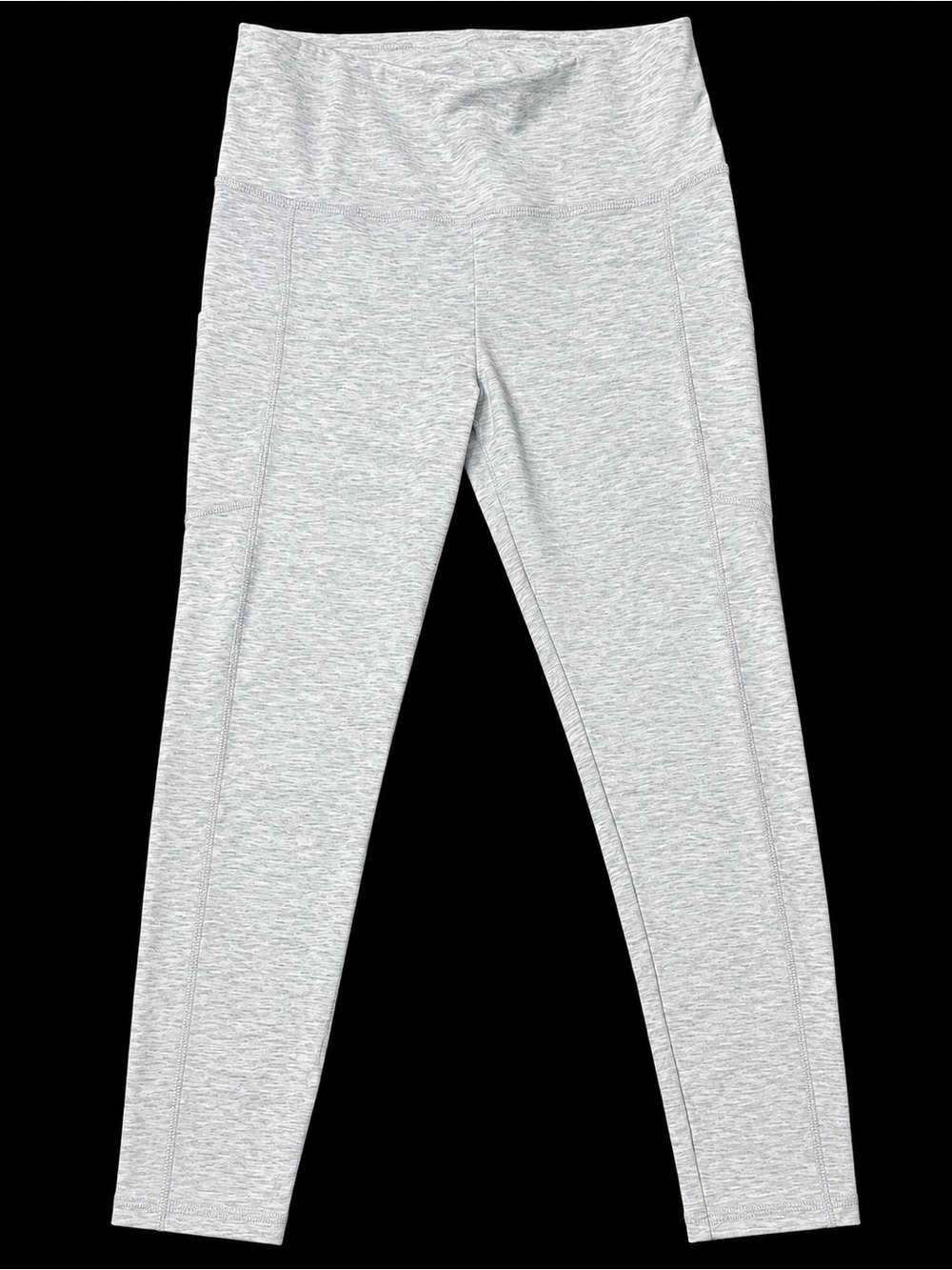 Shosho Heather Gray high rise Stretch Leggings size L women’s
